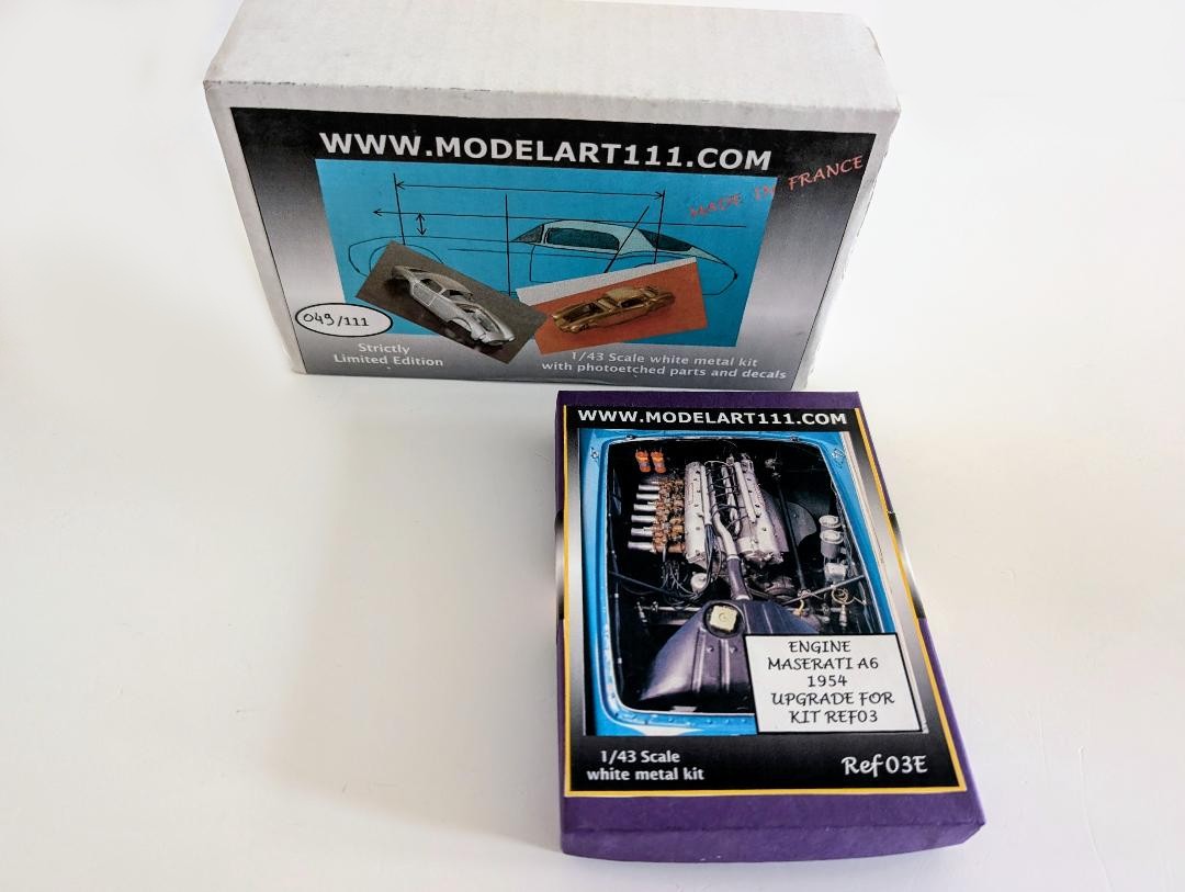 MODELART111 -03 : A6 GCS Pininfarina #2057 + engine kit